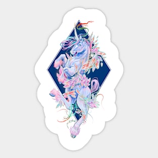 rainbow unicorn Sticker